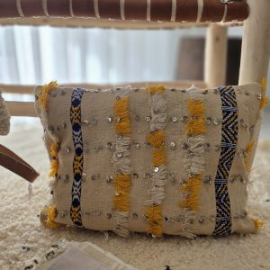 Housse de coussin Handira - Ocre