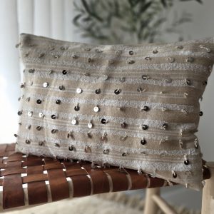 Housse de coussin Handira - Perle