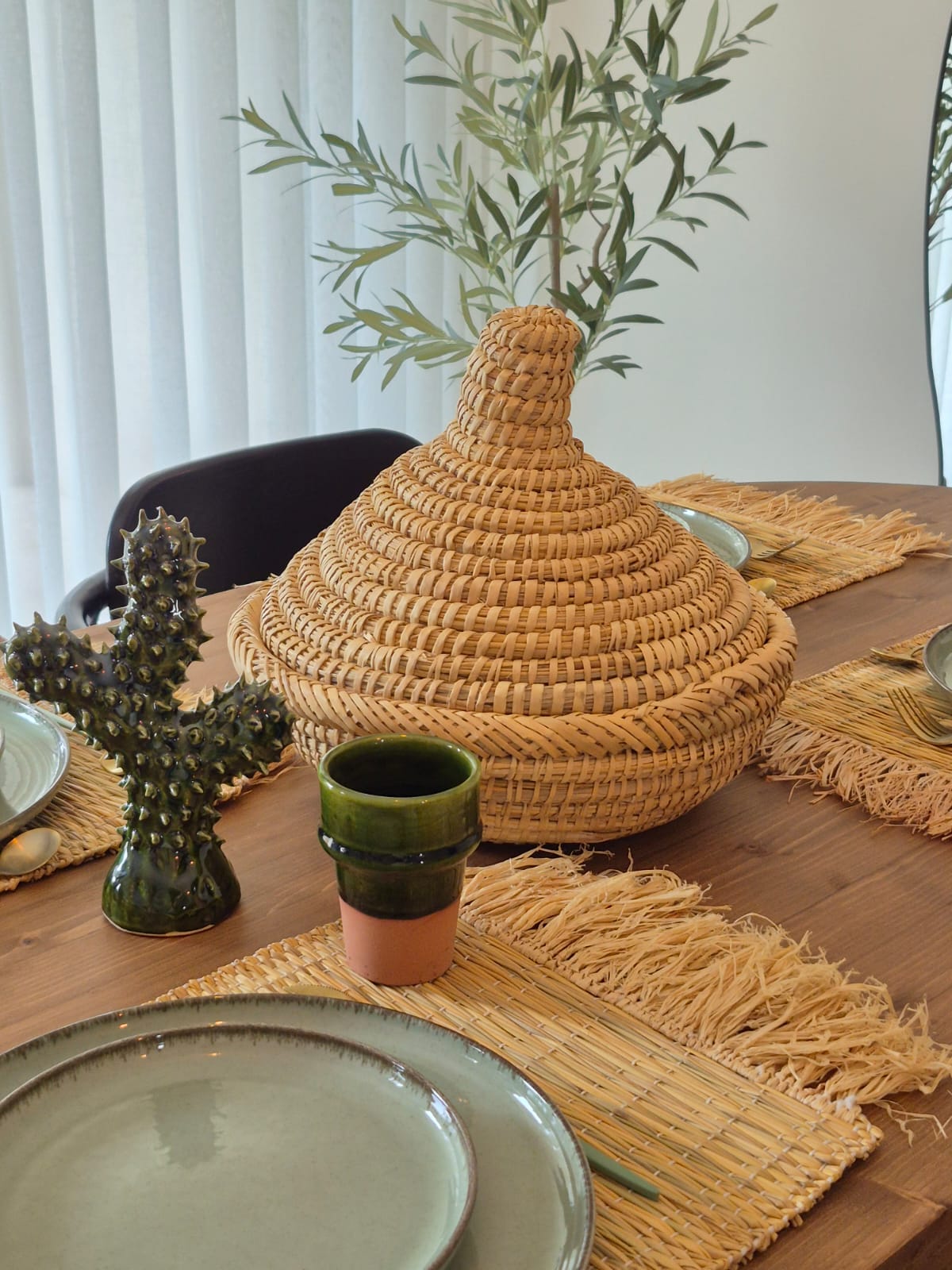 Cactus décoratif - céramique artisanale – Image 3