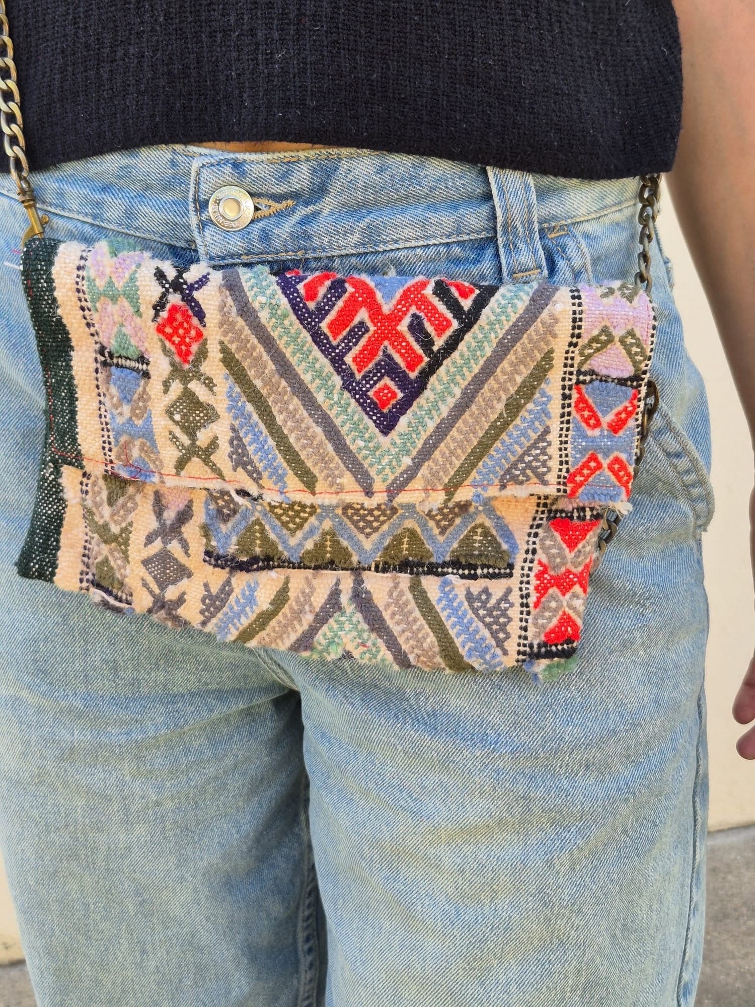 Pochette artisanale - Kilim Essaouira