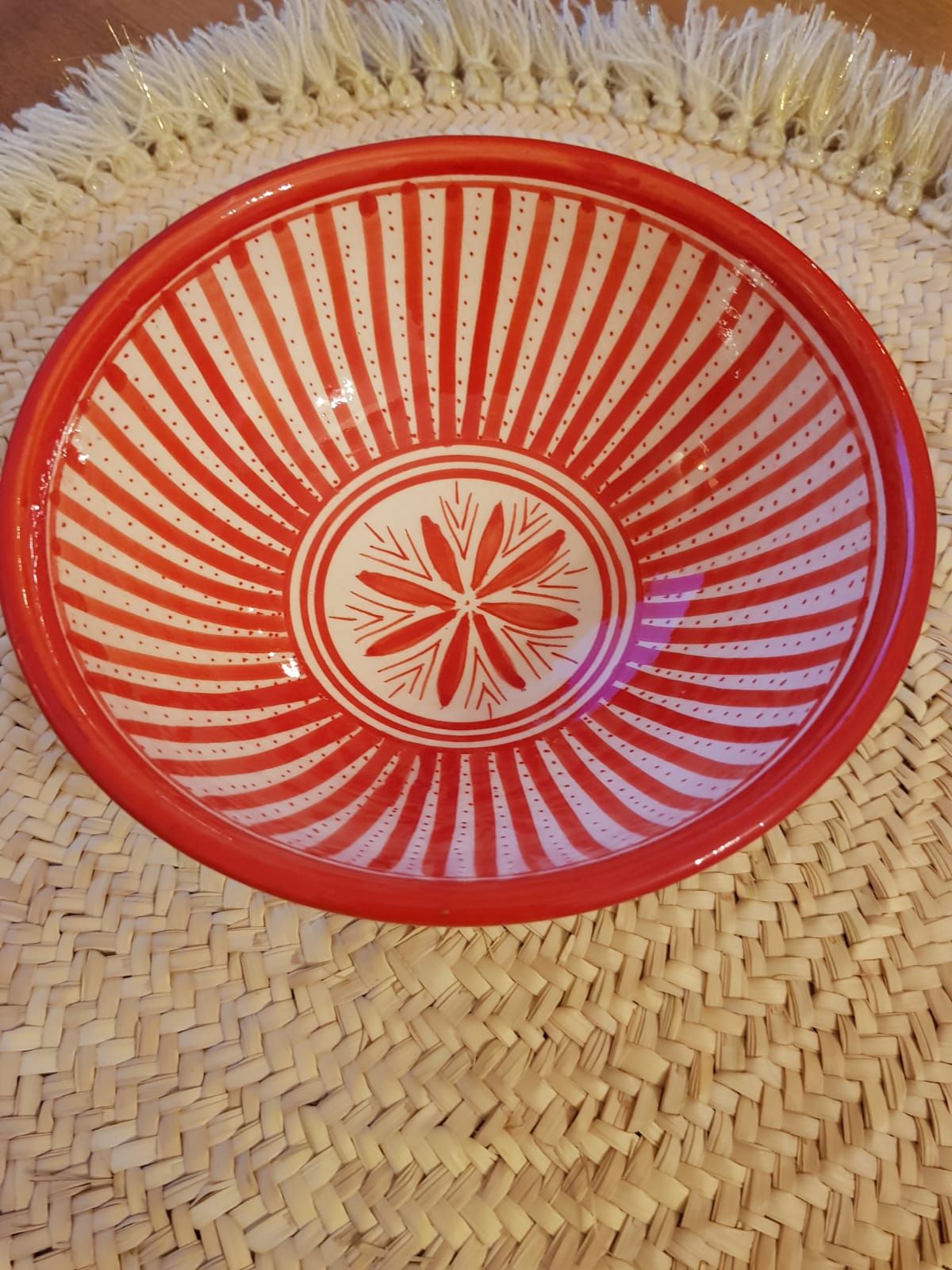 Bol Zagora en céramique bleue Ibeldi Souk – fabrication artisanale – 19 cm