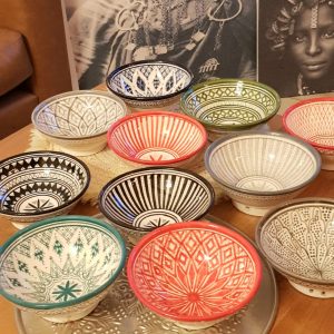 Bols en céramique artisanale – Collection Villes du Maroc