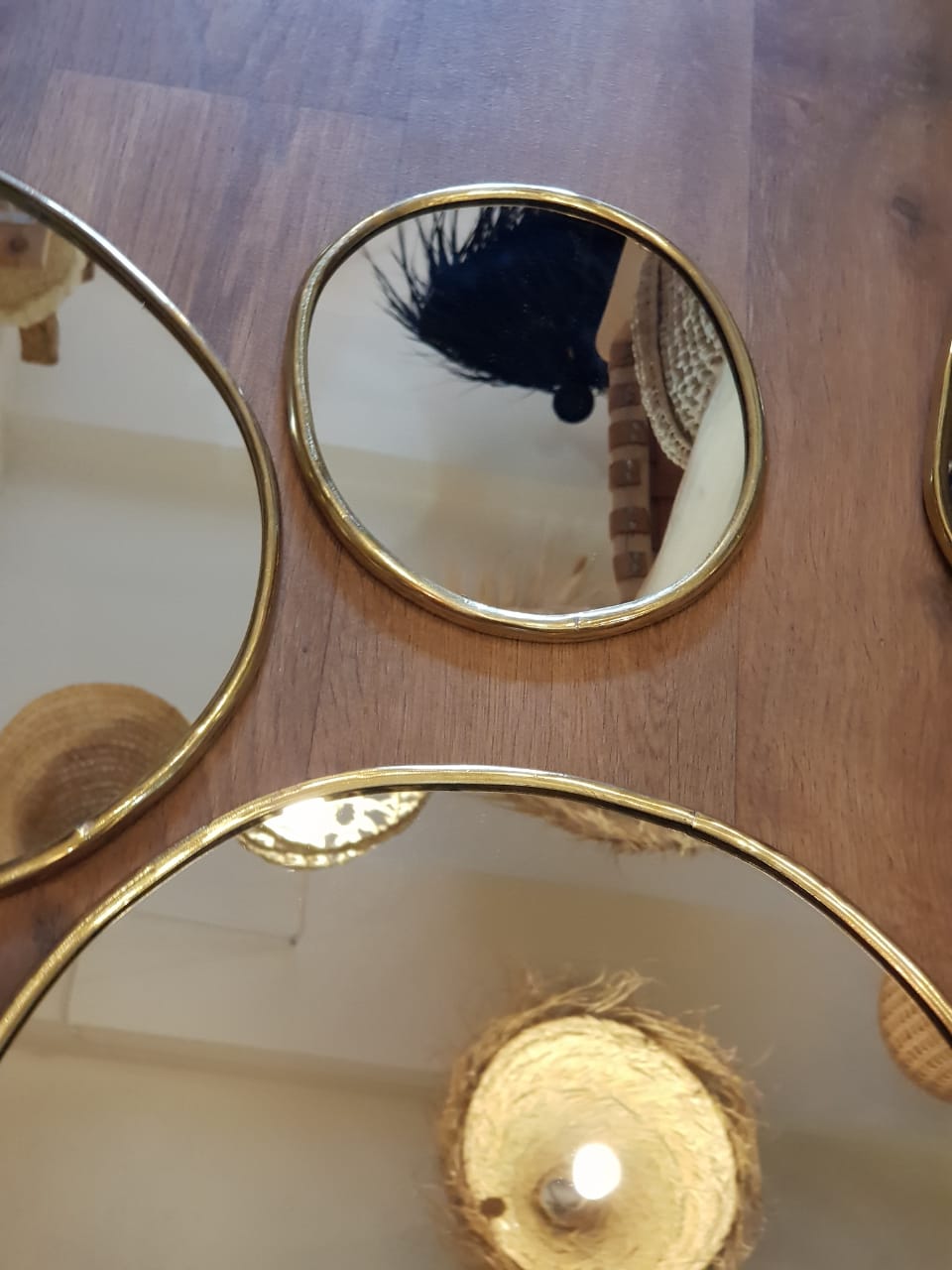 Miroir ovale - laiton artisanal – Image 5