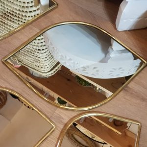 Miroir œil artisanal en laiton doré Ibeldi Souk – plusieurs tailles – fabrication marocaine