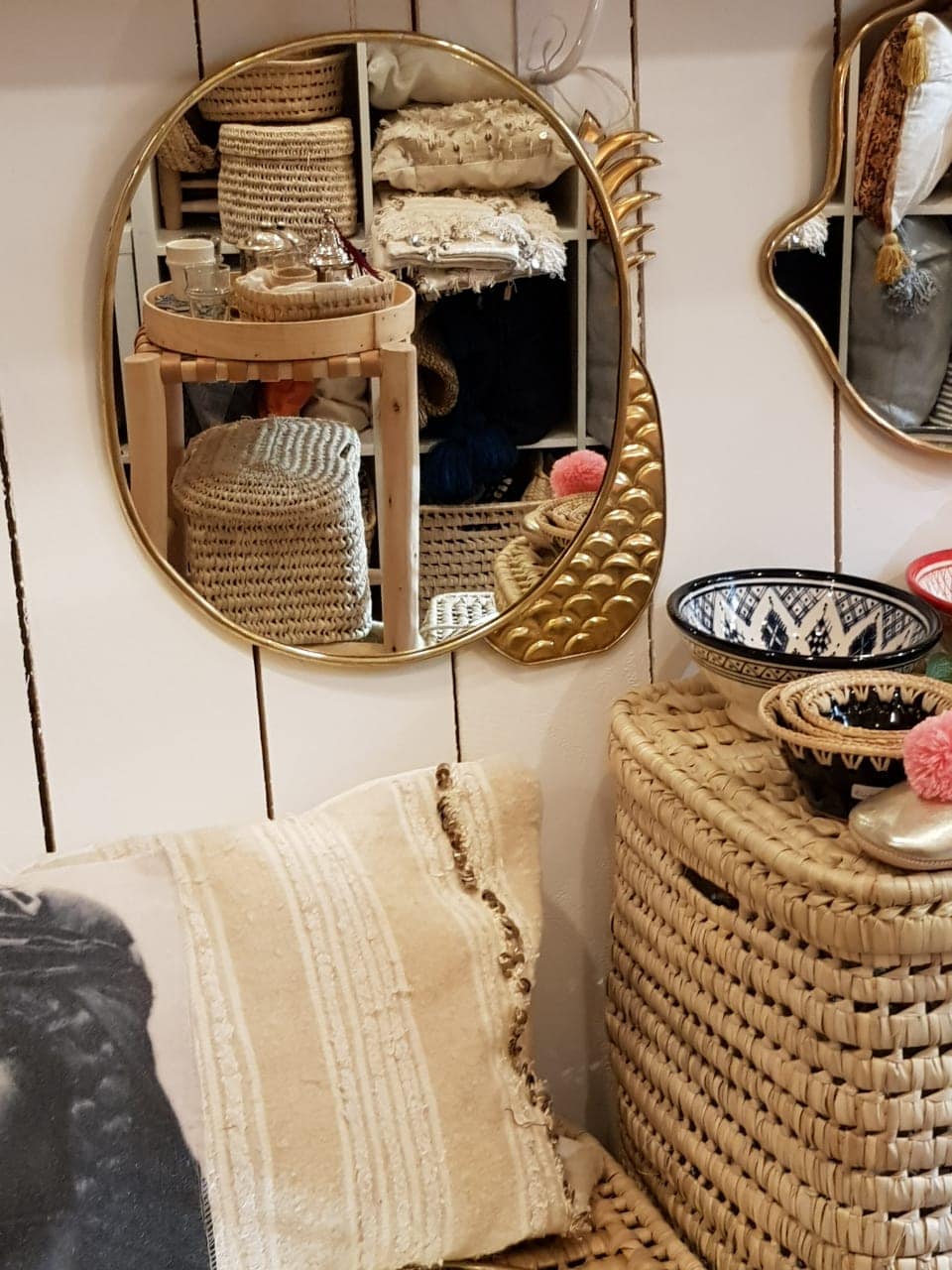 Miroir ovale - laiton artisanal – Image 3