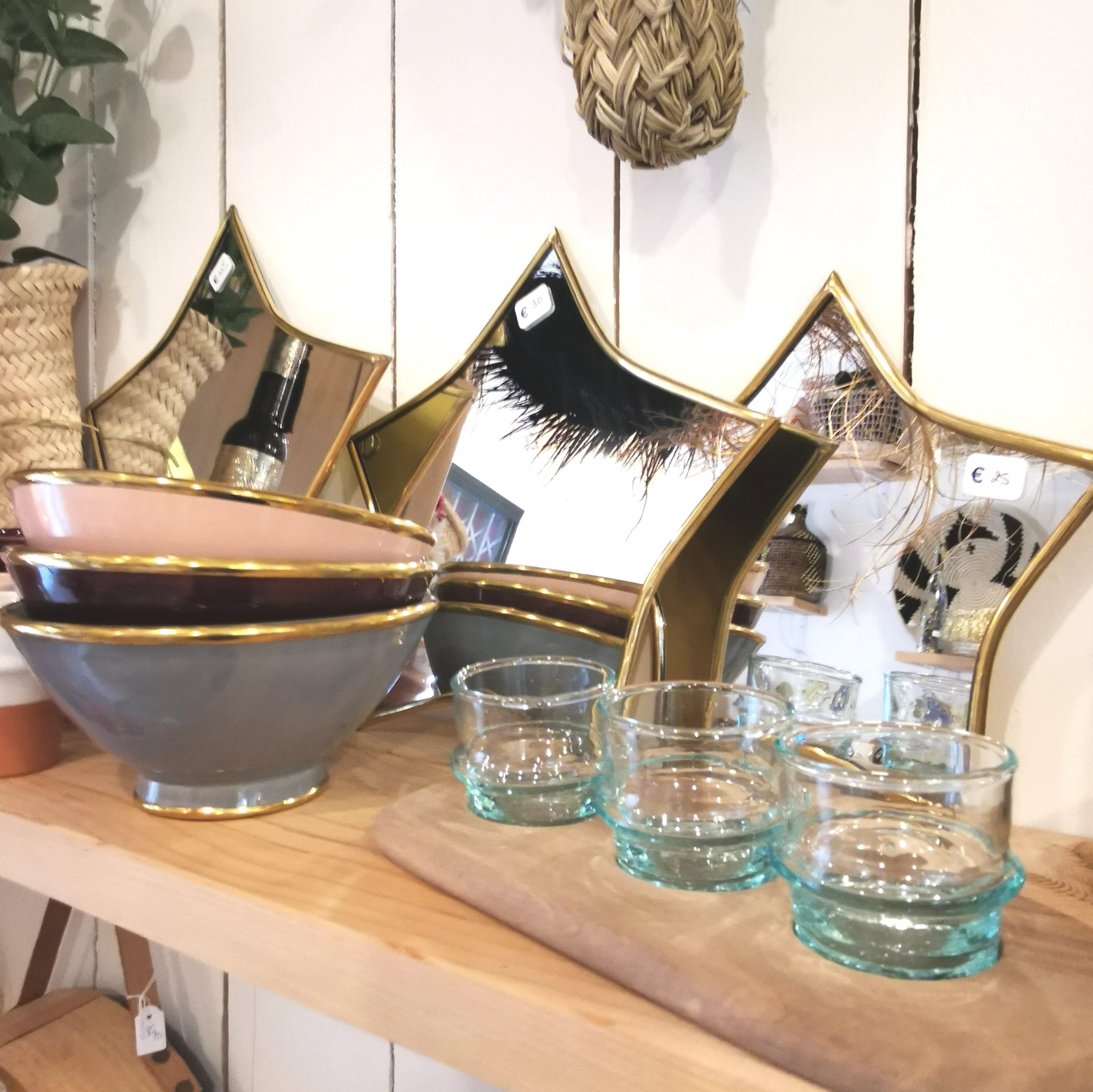 Miroir étoile - laiton – Image 2