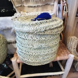 Panière Zina Artisanale – doum naturel