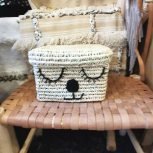 Panière nounours - doum naturel