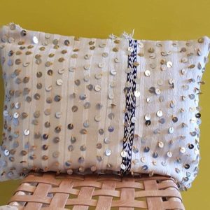 Housse de coussin Handira - Ivoire