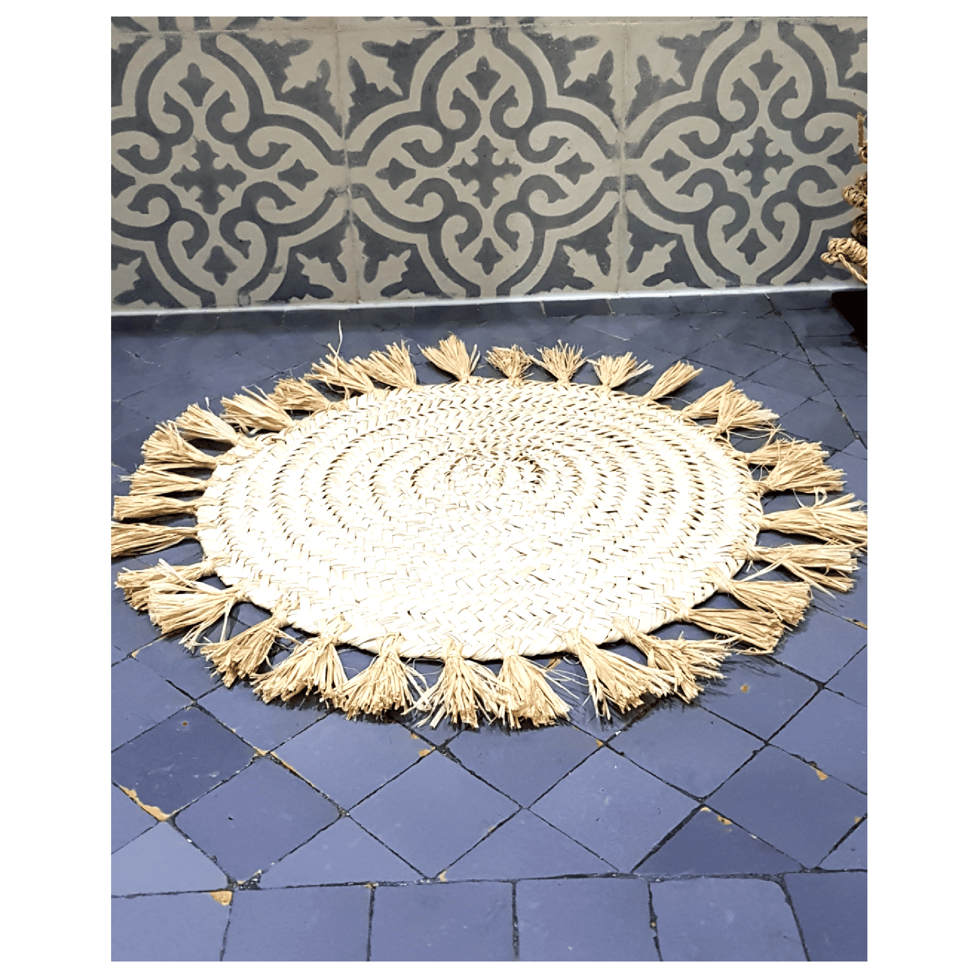 Set de table - paille & raphia – Image 3