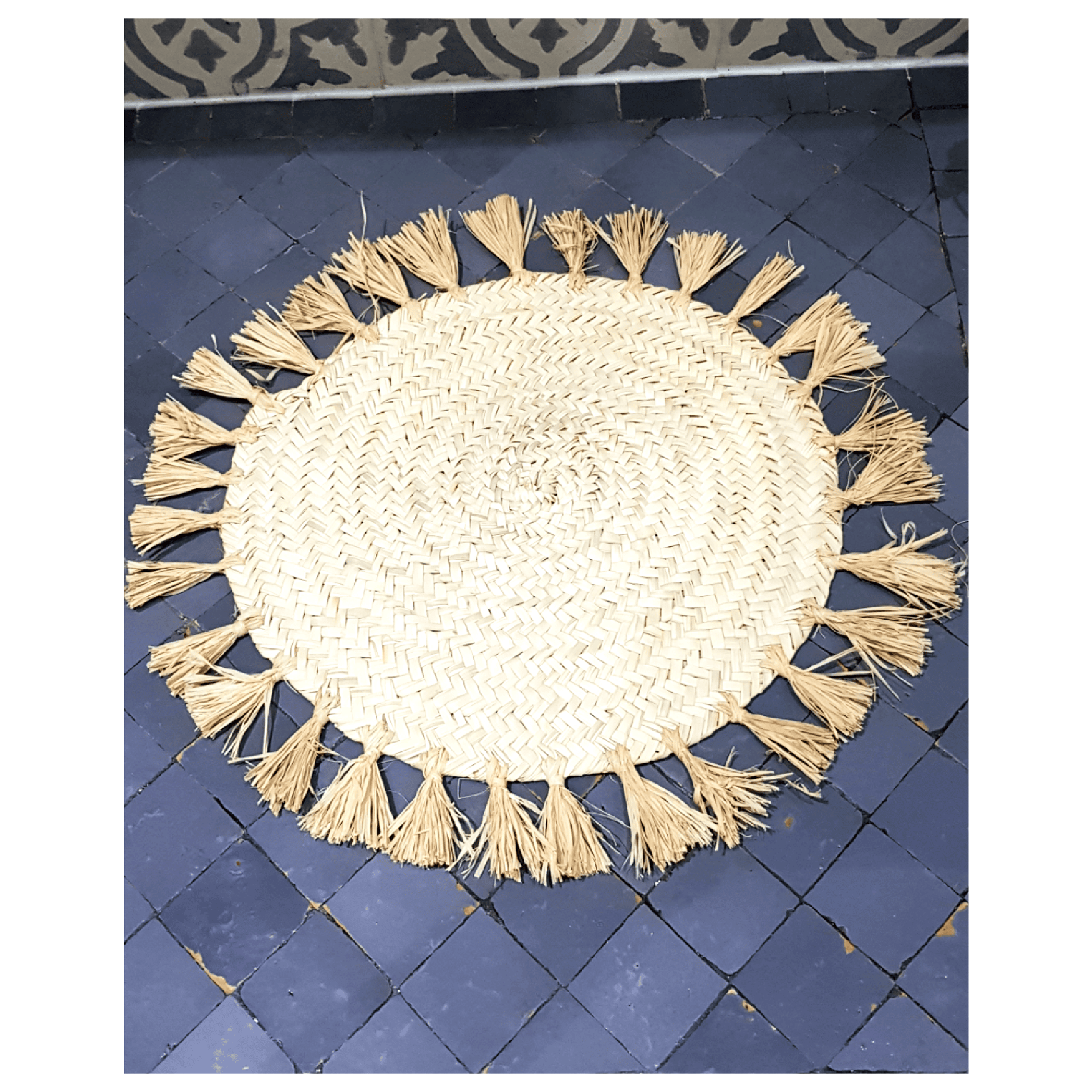 Set de table - paille & raphia