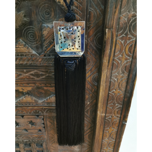 Embrasse décorative artisanale – Noir