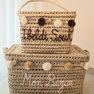 Malle personnalisée IBELDI - fibres naturelles (précommande)