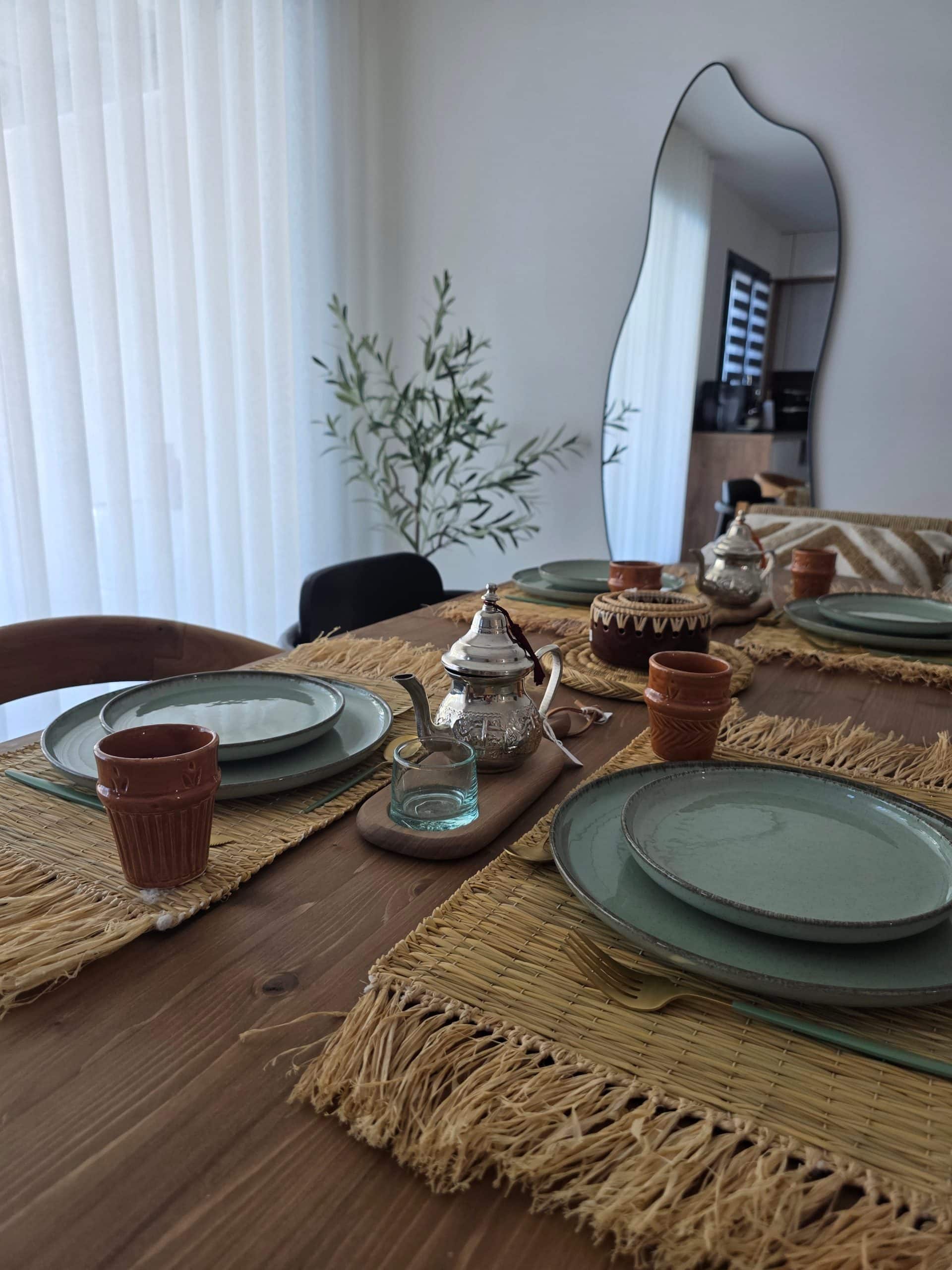 Lot de 4 petits verres - terre cuite artisanale & motifs berbères – Image 6