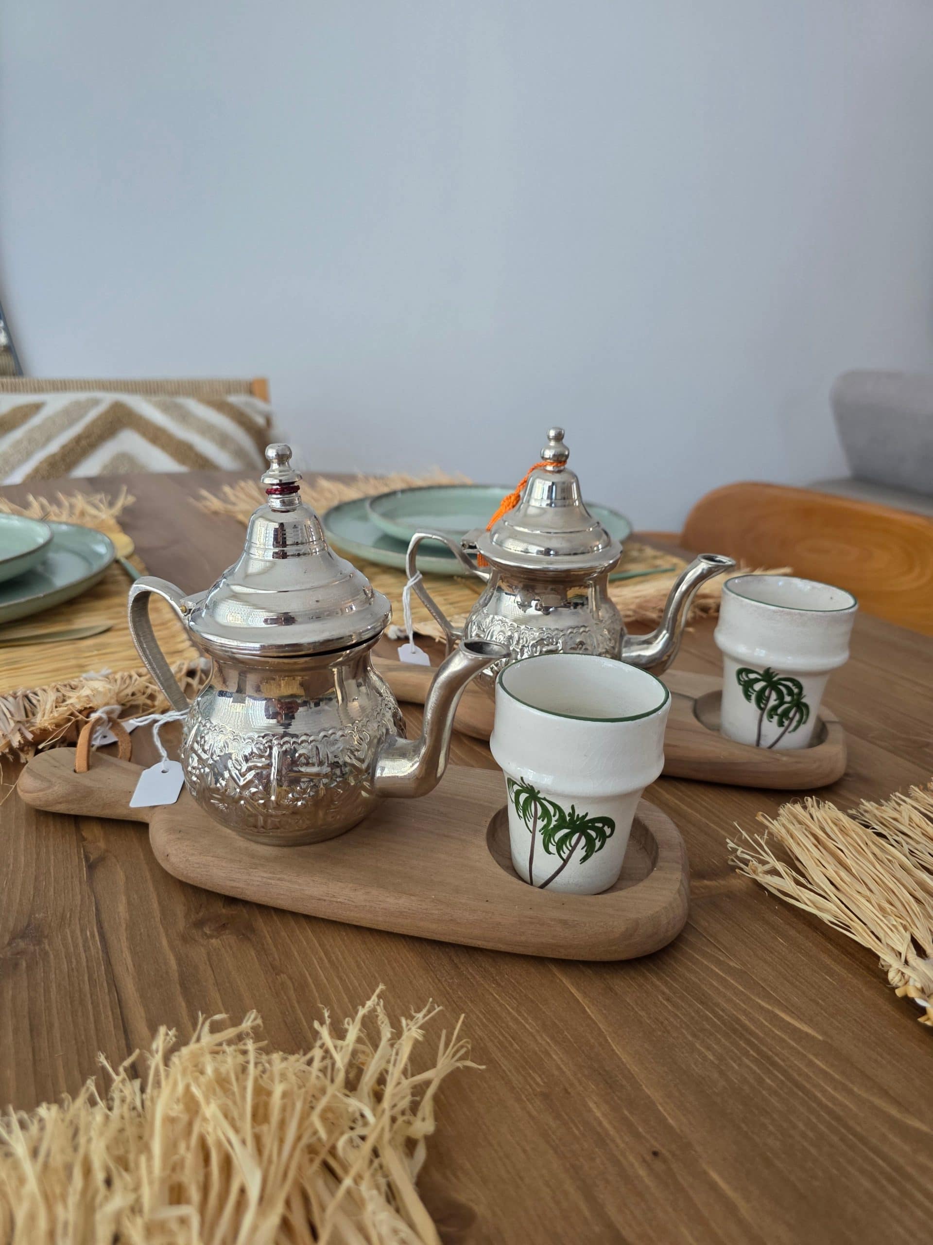 Petit verre palmier - céramique artisanale