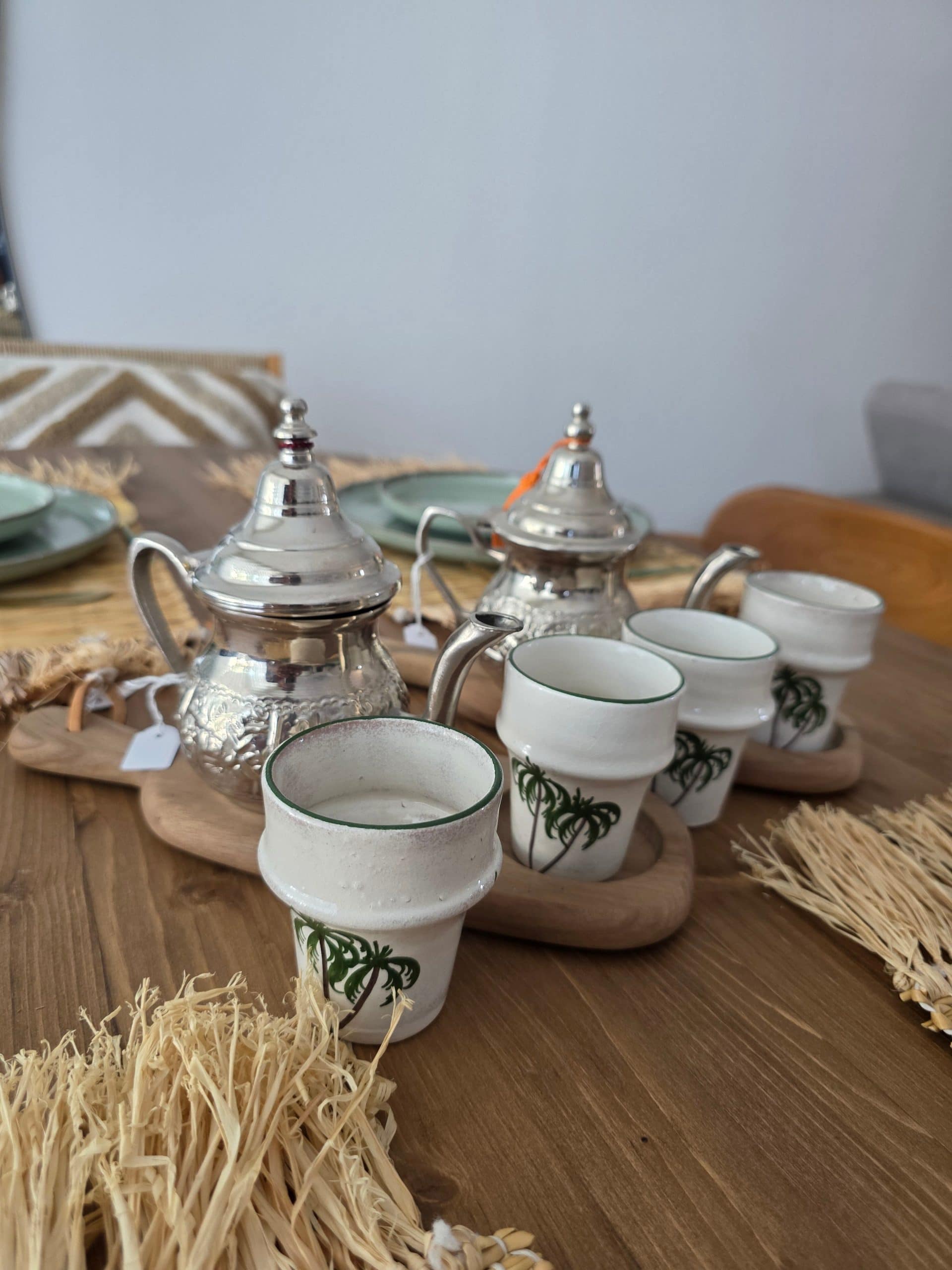 Petit verre palmier - céramique artisanale – Image 2