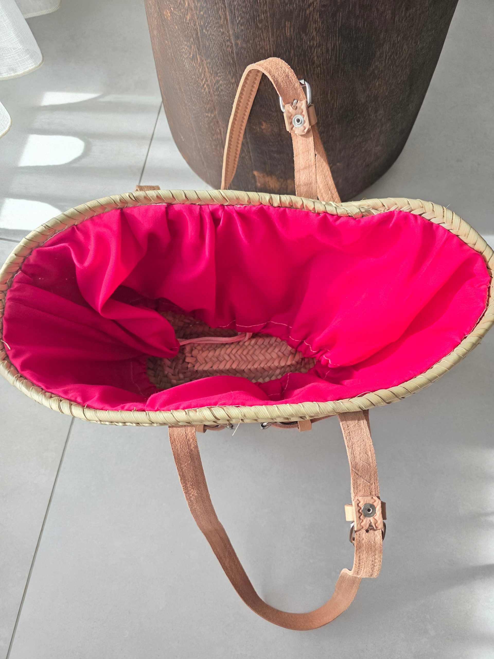 Panier Doublé Rose – Image 4