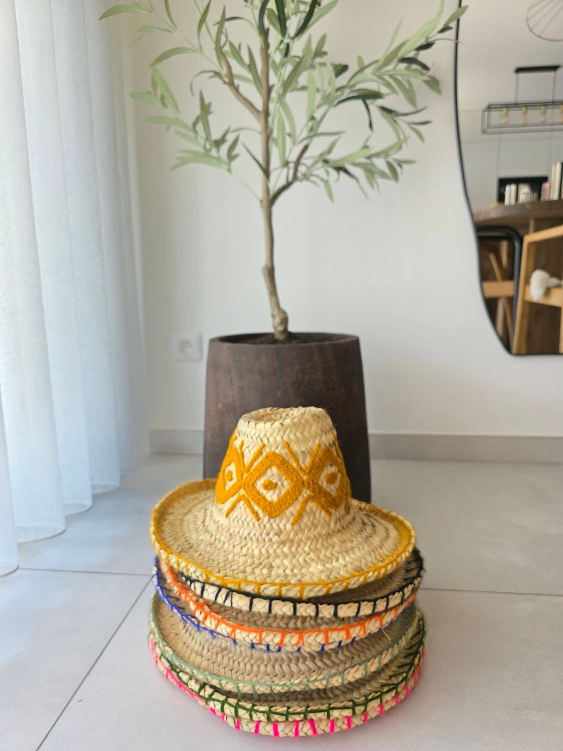 Chapeau berbère brodé